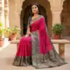 MB 6140 Pink in Color Pochampalli Silk Lace Work & Zari Work Saree . Get it for ₹2049. Delivery 4-6 Working Days. Shop now. | Designer Sarees, Sarees, Bollywood Sarees, Creative Sarees, Embroidered Sarees, Ethnic Saree, Modern Digital sarees, Party Wear Sarees