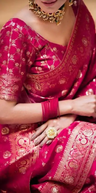 KPR 208 Pink in Color Soft Lichi Silk Designer Work Saree . Available at ₹1399 only. Delivery 4-6 Working Days. Shop now. | Designer Sarees, Sarees, Bollywood Sarees, Creative Sarees, Embroidered Sarees, Ethnic Saree, Modern Digital sarees, Party Wear Sarees