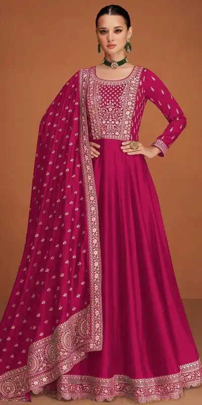FC 9577 Pink Color Vichitra Salwar Suit with Embroidery Work. Available at ₹2649 only. Delivery 4-6 Working Days. Shop now. | Jump Suits, Salwar suit, Casual Suits, Creative suits, Designer Suits, Palazzo Suits, Party Wear Suits, Patiala Suits, Straight Suits