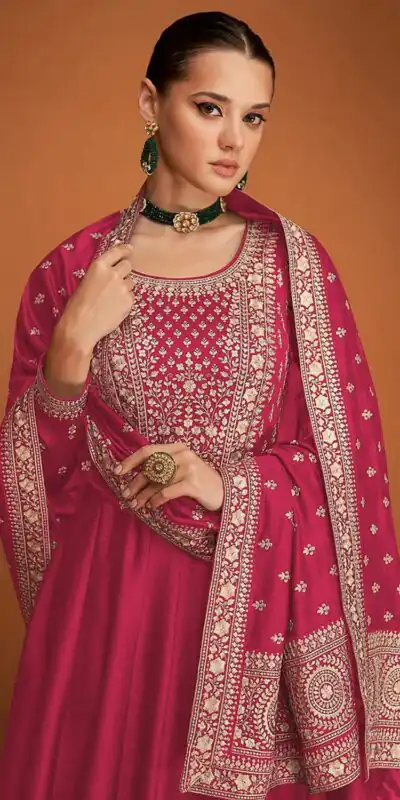 FC 9577 Pink Color Vichitra Salwar Suit with Embroidery Work. Available at ₹2649 only. Delivery 4-6 Working Days. Shop now. | Jump Suits, Salwar suit, Casual Suits, Creative suits, Designer Suits, Palazzo Suits, Party Wear Suits, Patiala Suits, Straight Suits