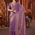 BT 3142 Purple Fandy Satin Silk Saree Perfect for Wedding, Party, Karwa Chauth, Reception, Pooja – . Festive Deal ₹1999. Delivery 4-6 Working Days. | Designer Sarees, Sarees, Bollywood Sarees, Creative Sarees, Embroidered Sarees, Ethnic Saree, Modern Digital sarees, Party Wear Sarees