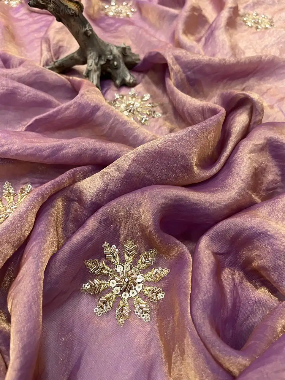 BT 3142 Purple Fandy Satin Silk Saree Perfect for Wedding, Party, Karwa Chauth, Reception, Pooja – . Festive Deal ₹1999. Delivery 4-6 Working Days. | Designer Sarees, Sarees, Bollywood Sarees, Creative Sarees, Embroidered Sarees, Ethnic Saree, Modern Digital sarees, Party Wear Sarees