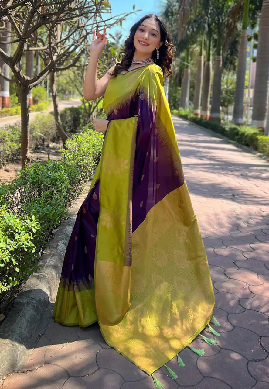 KPR 221 Purple Soft Lichi Silk Saree Perfect for Wedding, Party, Raksha Bandhan, Sangeet, Eid – . Get it for ₹1449. Delivery 4-6 Working Days. | Designer Sarees, Sarees, Bollywood Sarees, Creative Sarees, Embroidered Sarees, Ethnic Saree, Modern Digital sarees, Party Wear Sarees