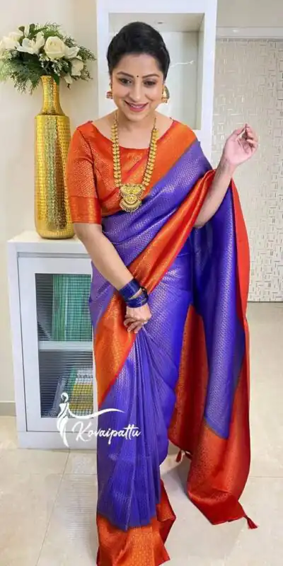 KPR 149 Purple in Soft Lichi Silk Lace Work & Lace Border Saree. Affordable Price ₹1449. Delivery 4-6 Working Days. Shop now. | Designer Sarees, Sarees, Bollywood Sarees, Creative Sarees, Embroidered Sarees, Ethnic Saree, Modern Digital sarees, Party Wear Sarees