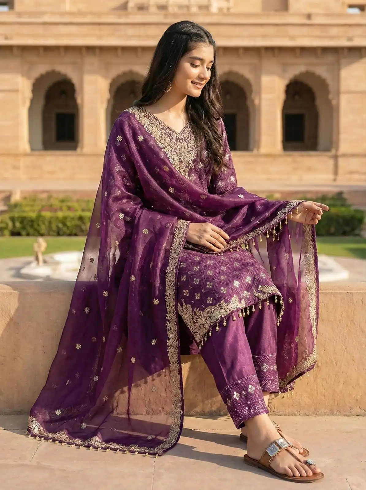 ZSR 3158 Purple in Organza Silk Lace Work & Embroidery Work Salwar Suit . Get it for ₹2399. Delivery 4-6 Working Days. Shop now. | Jump Suits, Salwar suit, Casual Suits, Creative suits, Designer Suits, Palazzo Suits, Party Wear Suits, Patiala Suits, Straight Suits