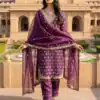 ZSR 3158 Purple in Organza Silk Lace Work & Embroidery Work Salwar Suit . Get it for ₹2399. Delivery 4-6 Working Days. Shop now. | Jump Suits, Salwar suit, Casual Suits, Creative suits, Designer Suits, Palazzo Suits, Party Wear Suits, Patiala Suits, Straight Suits