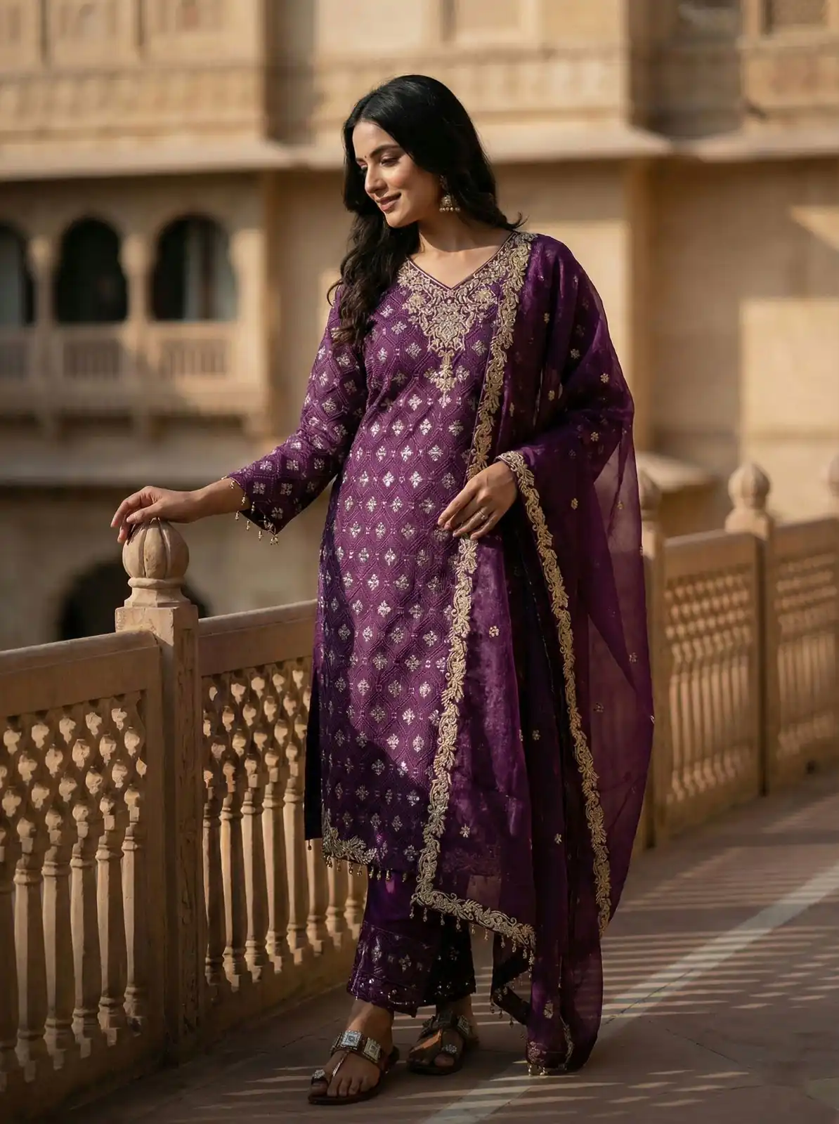 ZSR 3158 Purple in Organza Silk Lace Work & Embroidery Work Salwar Suit . Get it for ₹2399. Delivery 4-6 Working Days. Shop now. | Jump Suits, Salwar suit, Casual Suits, Creative suits, Designer Suits, Palazzo Suits, Party Wear Suits, Patiala Suits, Straight Suits