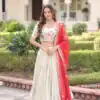 KA 5061 Red in Cosmos silk Embroidery Work & Zari Work Lehenga Choli . Get it for ₹2649. Delivery 4-6 Working Days. Shop now. | Lehenga, Bollywood Lehenga, Creative Lehenga, Designer Lehenga, Embroidered Lehenga, Party Wear Lehenga