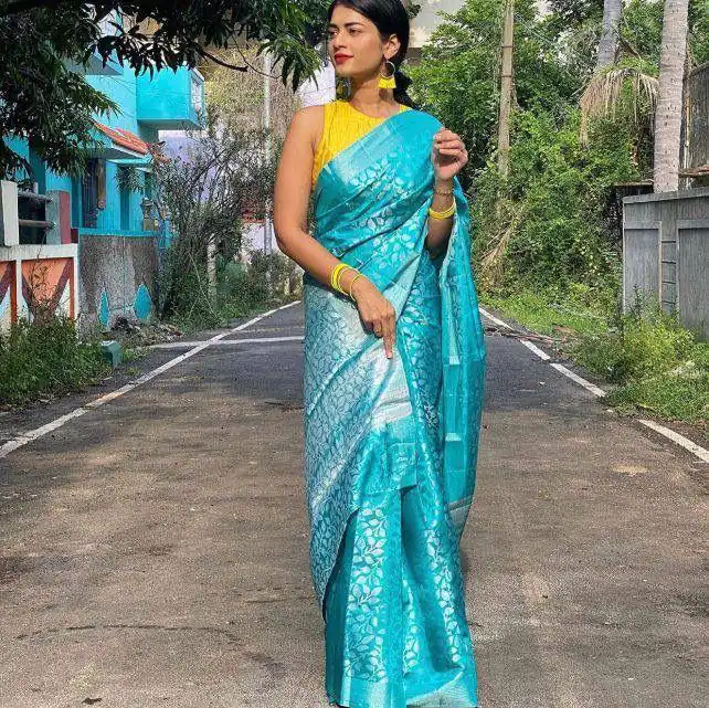 KP 4011 Sky Blue in Soft Lichi Silk Lace Work & Lace Border Saree . Special Price ₹1349. Delivery 4-6 Working Days. Shop now. | Designer Sarees, Sarees, Bollywood Sarees, Creative Sarees, Embroidered Sarees, Ethnic Saree, Modern Digital sarees, Party Wear Sarees