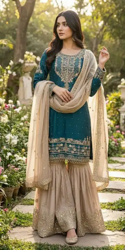 SR 1694 Teal Organza Silk Salwar Suit with Embroidery Work & Lace Work. Exclusive Offer ₹1999. Delivery 4-6 Working Days. Shop now. | Jump Suits, Salwar suit, Casual Suits, Creative suits, Designer Suits, Palazzo Suits, Party Wear Suits, Patiala Suits, Straight Suits