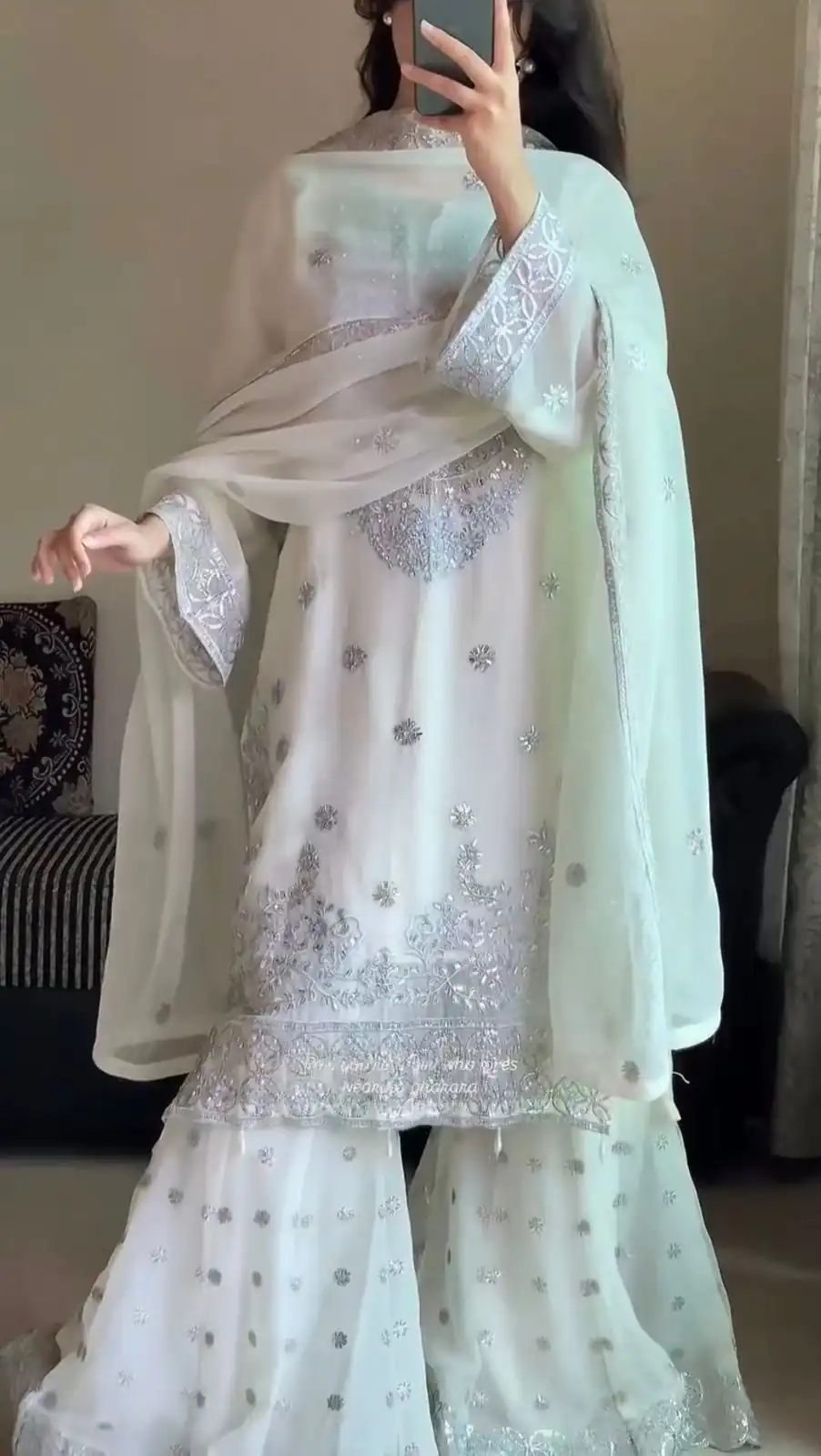 KD 1561 White Faux Georgette Salwar Suit Perfect for Wedding, Party, Holi, Haldi, Sangeet – . Best Price ₹2399. Delivery 4-6 Working Days. Shop now. | Jump Suits, Salwar suit, Casual Suits, Creative suits, Designer Suits, Palazzo Suits, Party Wear Suits, Patiala Suits, Straight Suits