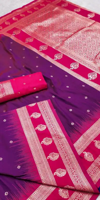 MB 188 Wine in Banarasi Silk Zari Work & Lace Work Saree .Wedding, Party, Festive, Events, Now at just ₹2049. Delivery 4-6 Working Days. Shop now. | Designer Sarees, Sarees, Bollywood Sarees, Creative Sarees, Embroidered Sarees, Ethnic Saree, Modern Digital sarees, Party Wear Sarees