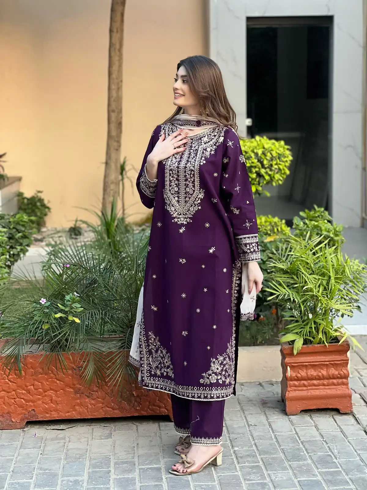 LG 2056 Wine Color Faux Georgette Salwar Suit with Embroidery Work. Get it for ₹2049. Delivery 4-6 Working Days. Shop now. | Jump Suits, Tops & Bottoms, Track Suits, Salwar suit, Casual Suits, Creative suits, Designer Suits, Palazzo Suits, Party Wear Suits, Patiala Suits, Straight Suits, Trendy Wear