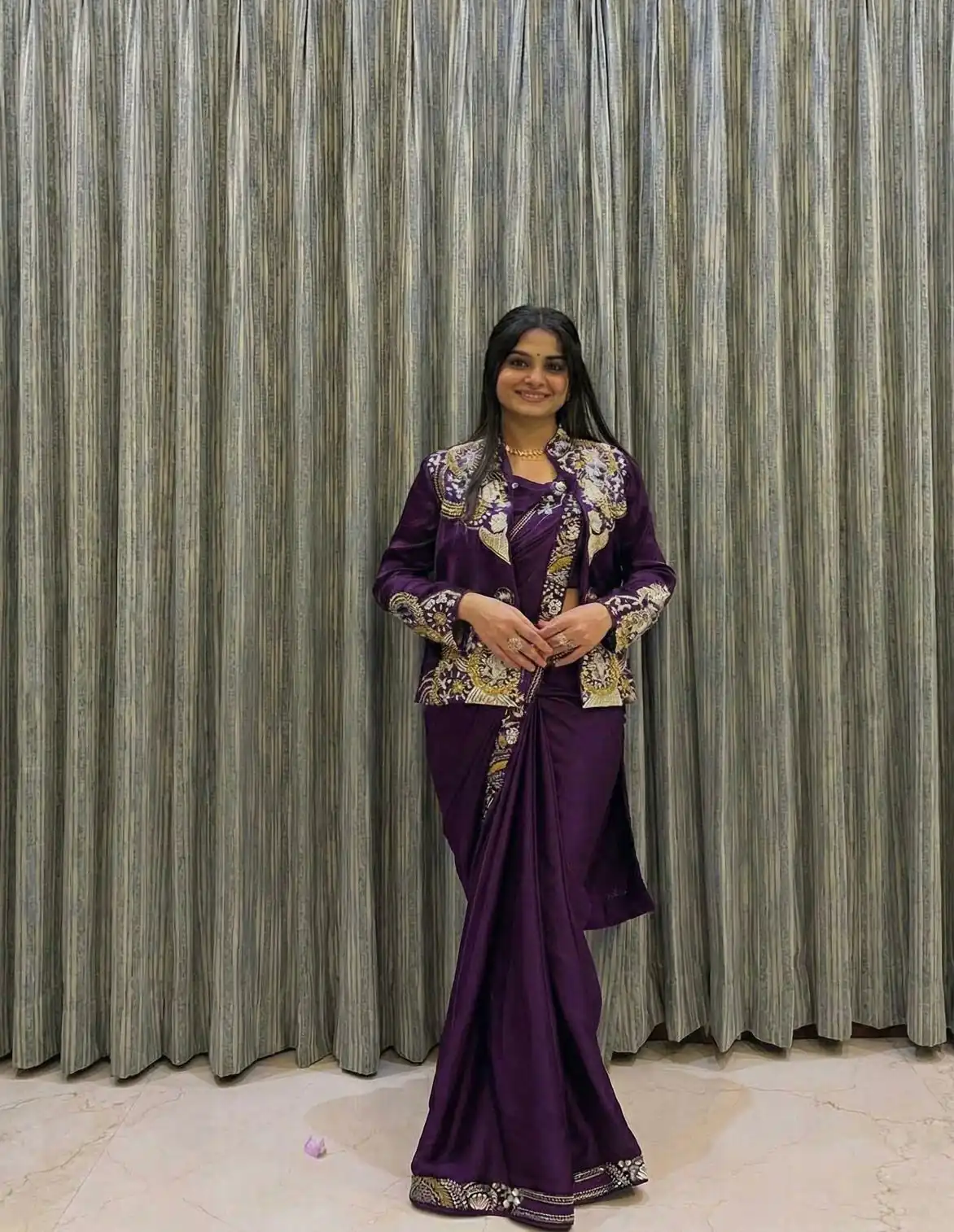 BE 433 Wine Color French Crape Saree with Embroidery Work.Wedding, Party, Festive, Events, Best Price ₹2099. Delivery 4-6 Working Days. Shop now. | Designer Sarees, Sarees, Bollywood Sarees, Creative Sarees, Embroidered Sarees, Ethnic Saree, Modern Digital sarees, Party Wear Sarees