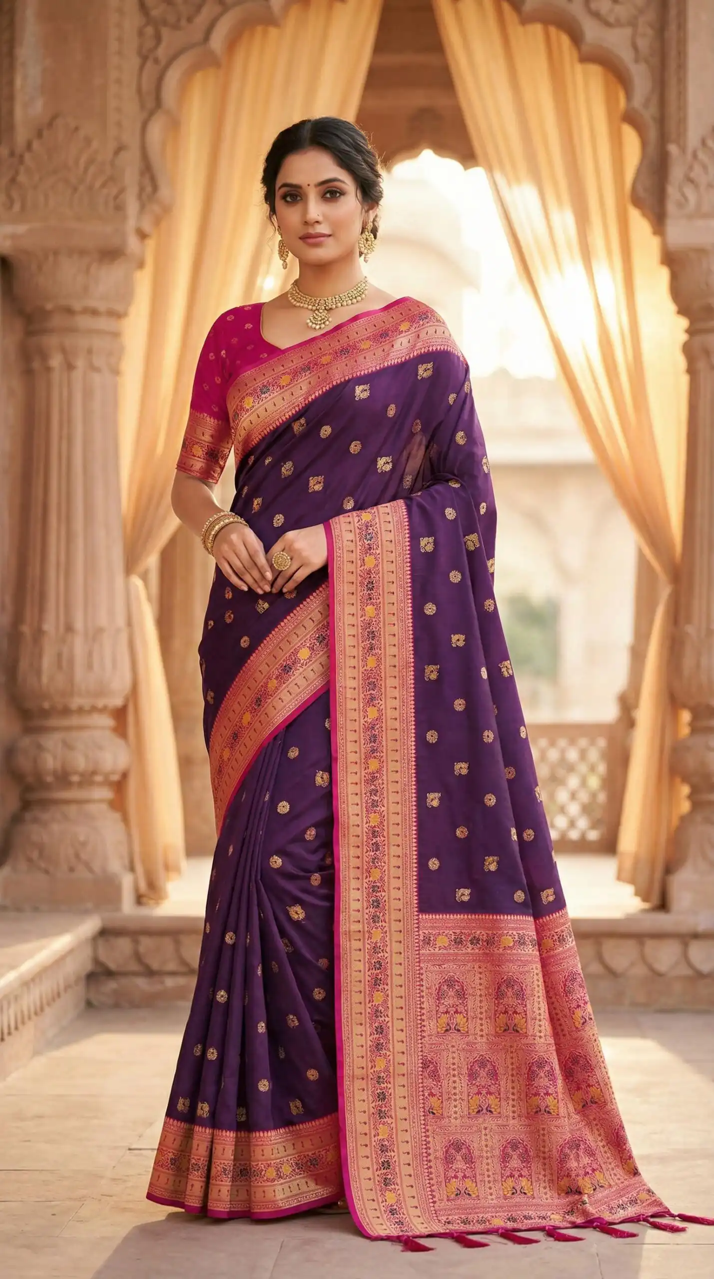 MB 18 Wine in Color Meenakari Zari Work & Lace Work Saree work. Exclusive Offer ₹2399. Delivery 4-6 Working Days. Shop now. | Designer Sarees, Sarees, Bollywood Sarees, Creative Sarees, Embroidered Sarees, Ethnic Saree, Modern Digital sarees, Party Wear Sarees