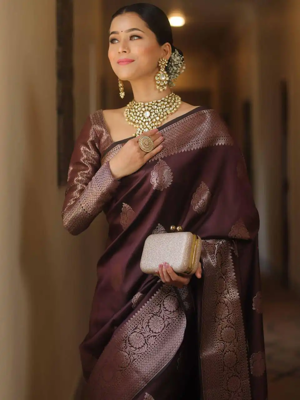 KPR 275 Wine Soft Lichi Silk Saree Perfect for Wedding, Party, Raksha Bandhan, Sangeet, Eid – . Get it for ₹1349. Delivery 4-6 Working Days. | Designer Sarees, Sarees, Bollywood Sarees, Creative Sarees, Embroidered Sarees, Ethnic Saree, Modern Digital sarees, Party Wear Sarees