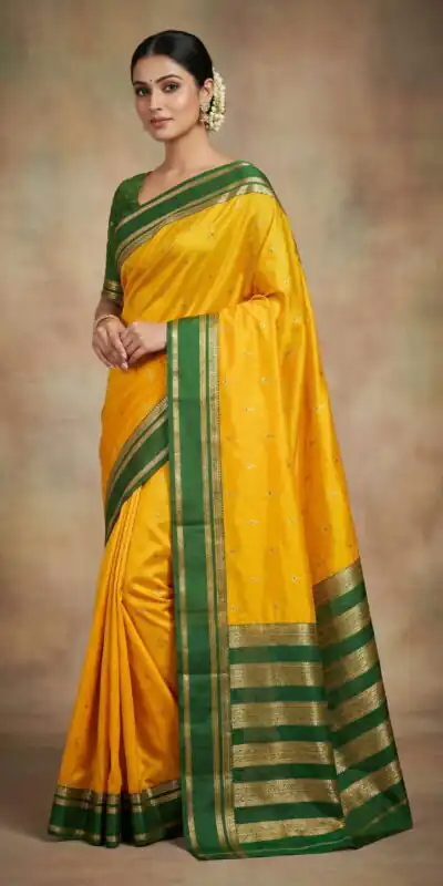 MB 3325 Yellow in Color Banarasi Silk Zari Work & Lace Work Saree . Now at just ₹1949. Delivery 4-6 Working Days. Shop now. | Designer Sarees, Sarees, Bollywood Sarees, Creative Sarees, Embroidered Sarees, Ethnic Saree, Modern Digital sarees, Party Wear Sarees