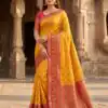 MB 6134 Yellow in Color Pochampalli Silk Lace Work & Zari Work Saree . Get it for ₹2099. Delivery 4-6 Working Days. Shop now. | Designer Sarees, Sarees, Bollywood Sarees, Creative Sarees, Embroidered Sarees, Ethnic Saree, Modern Digital sarees, Party Wear Sarees
