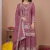 Super Onion Natural Crep Embroider Work Salwar Suit