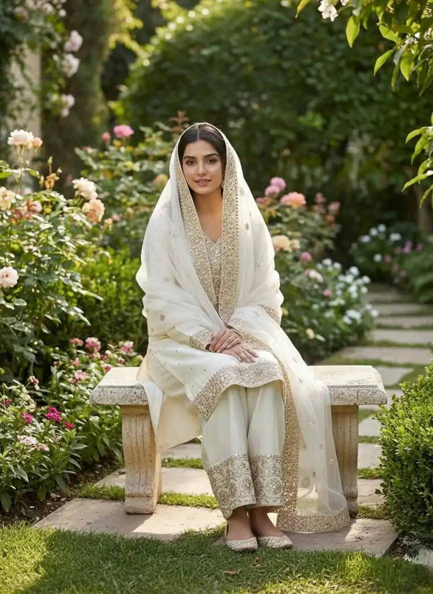 JF 040 Off White Fendy Silk Salwar Suitwith Embroidery Work & Lace Work. Now at just ₹2049. Delivery 4-6 Working Days. Shop now. | Jump Suits, Salwar suit, Casual Suits, Creative suits, Designer Suits, Palazzo Suits, Party Wear Suits, Patiala Suits, Straight Suits