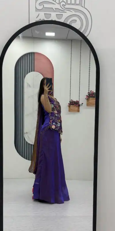 PC 551 Purple Tissue Simmer Salwar Suit with Embroidery Work. Affordable Price ₹2549. Delivery 4-6 Working Days. Shop now. | Jump Suits, Salwar suit, Casual Suits, Creative suits, Designer Suits, Palazzo Suits, Party Wear Suits, Patiala Suits, Straight Suits