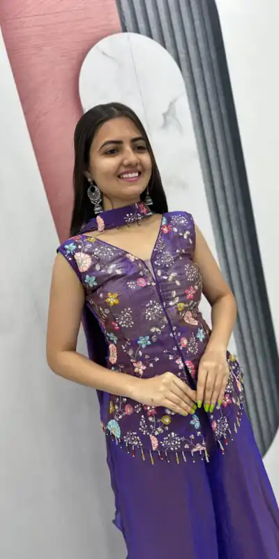 PC 551 Purple Tissue Simmer Salwar Suit with Embroidery Work. Affordable Price ₹2549. Delivery 4-6 Working Days. Shop now. | Jump Suits, Salwar suit, Casual Suits, Creative suits, Designer Suits, Palazzo Suits, Party Wear Suits, Patiala Suits, Straight Suits