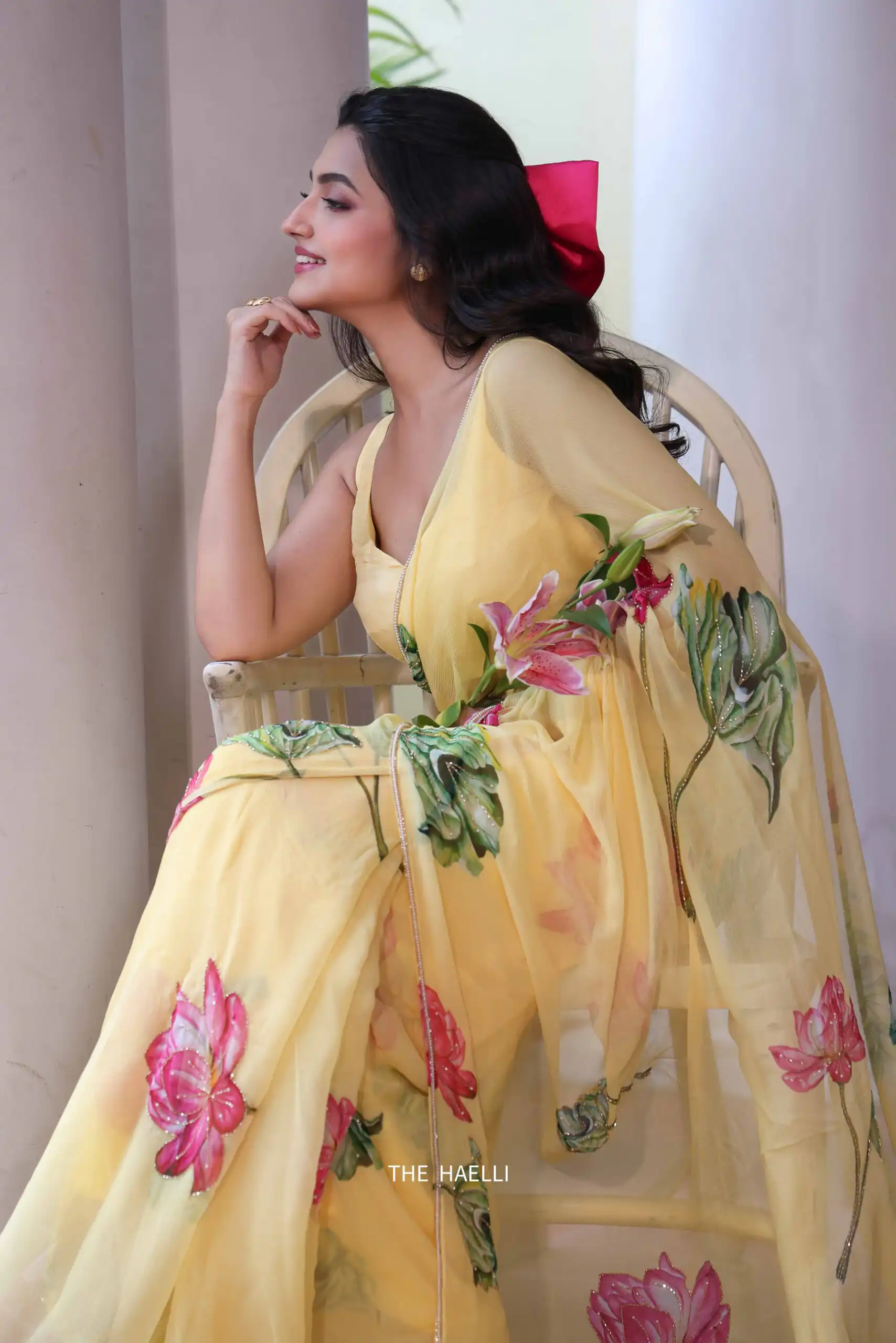 NC 5497 Yellow Soft Tebby Silk Saree. Perfect for Wedding, Party, Onam, Family Gatherings, Mehendi – Festive Deal ₹2049. Delivery 4-6 Working Days | Designer Sarees, Modern Digital sarees, Sarees, Bollywood Sarees, Creative Sarees, Embroidered Sarees, Ethnic Saree, Party Wear Sarees