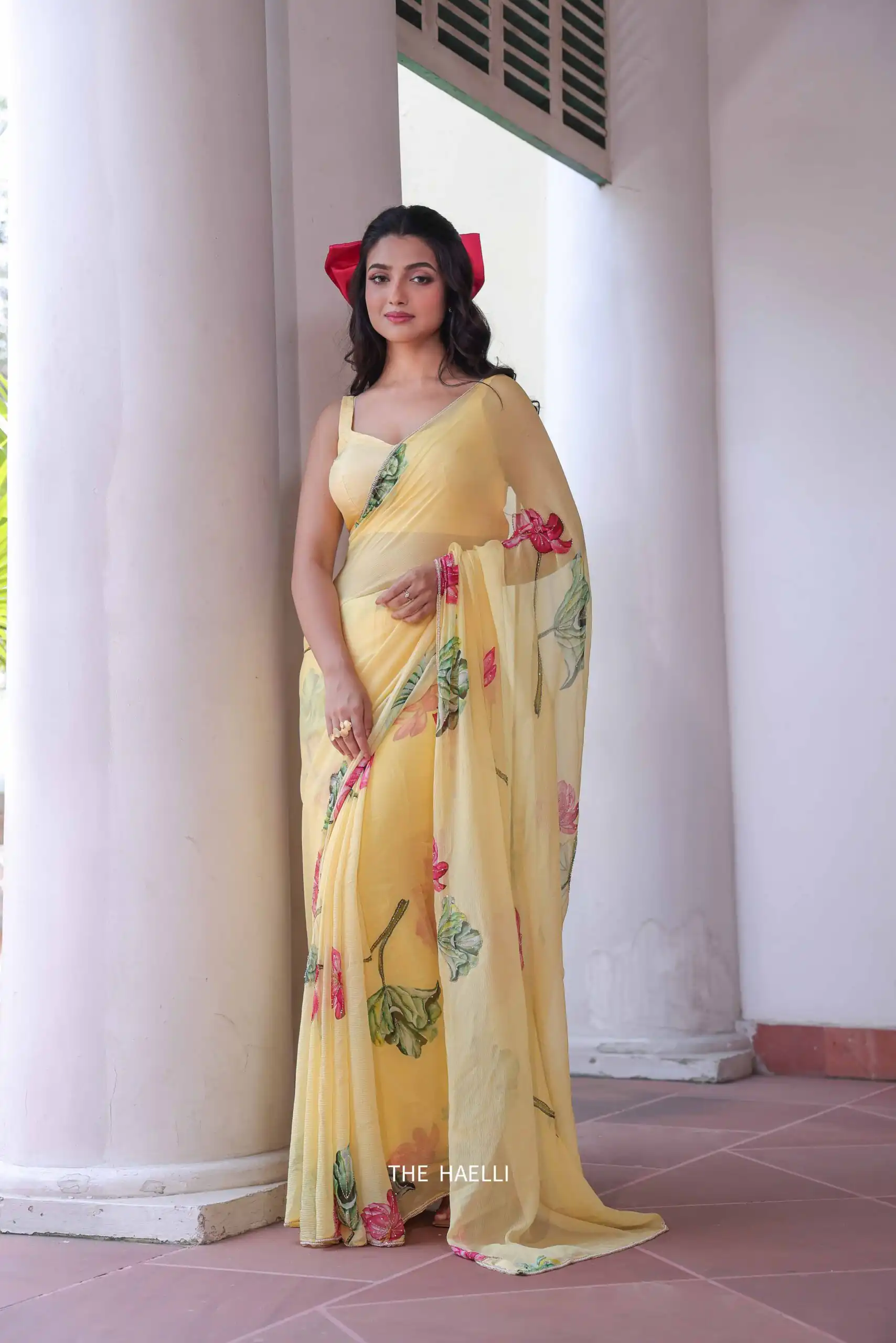 NC 5497 Yellow Soft Tebby Silk Saree. Perfect for Wedding, Party, Onam, Family Gatherings, Mehendi – Festive Deal ₹2049. Delivery 4-6 Working Days | Designer Sarees, Modern Digital sarees, Sarees, Bollywood Sarees, Creative Sarees, Embroidered Sarees, Ethnic Saree, Party Wear Sarees
