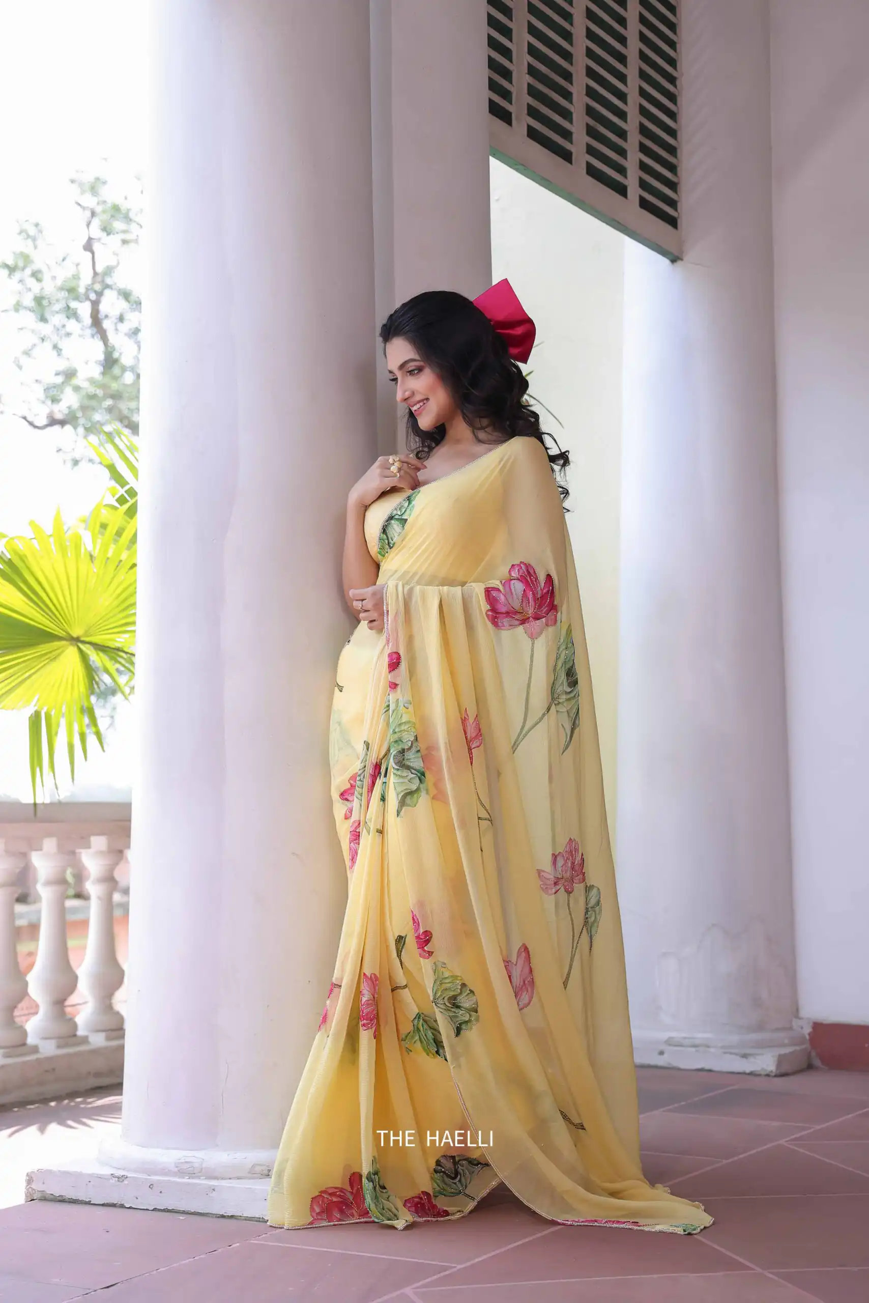 NC 5497 Yellow Soft Tebby Silk Saree. Perfect for Wedding, Party, Onam, Family Gatherings, Mehendi – Festive Deal ₹2049. Delivery 4-6 Working Days | Designer Sarees, Modern Digital sarees, Sarees, Bollywood Sarees, Creative Sarees, Embroidered Sarees, Ethnic Saree, Party Wear Sarees