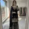 WW 1250 Black Faux Georgette With 5 mm Sequence Work Salwar Suit Wedding, Party, Festive, Events Etc. Expected Delivery 4-6 Working Days @2399/- | Jump Suits, Salwar suit, Casual Suits, Creative suits, Designer Suits, Palazzo Suits, Party Wear Suits, Patiala Suits, Straight Suits