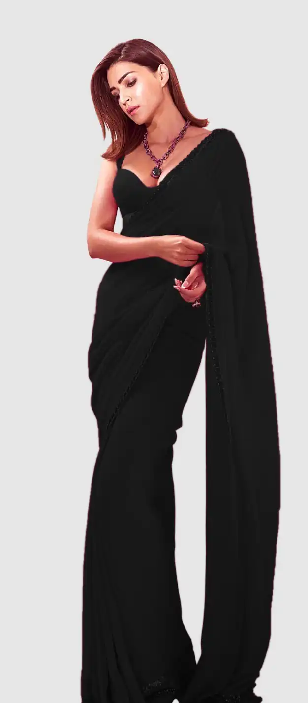 JR 617 Black Color Georgette Embroidery Deual Sequence Saree Casual, Wedding, Festive, Events Expected Delivery  4-6 Working Days @1649/- | Designer Sarees, Sarees, Bollywood Sarees, Creative Sarees, Embroidered Sarees, Ethnic Saree, Modern Digital sarees, Party Wear Sarees