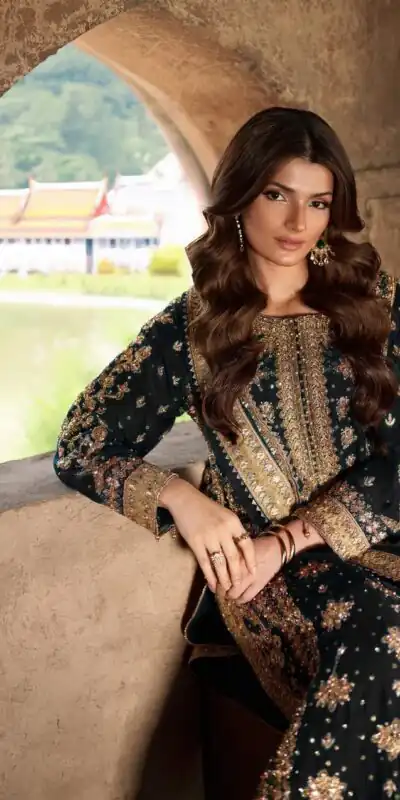 ZF 415 Black Color Georgette Sequence Work Salwar Suit Casual, Wedding, Festive, Events . Expected Delivery  4-6 Working Days @2149/- only      | Jump Suits, Salwar suit, Casual Suits, Creative suits, Designer Suits, Palazzo Suits, Party Wear Suits, Patiala Suits, Straight Suits