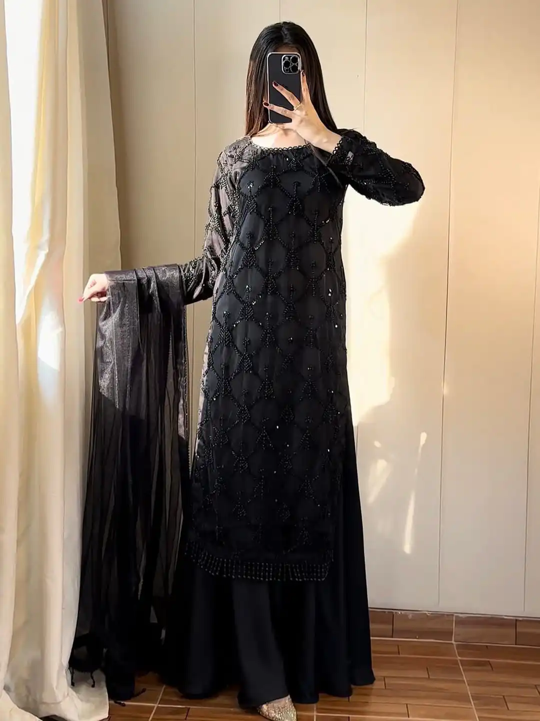 DB 34 Black Soft Net Salwar Suit. Perfect for Wedding, Party, Ganesh Chaturthi, Anniversary, Ethnic Day – Grab it for ₹1999. Delivery 4-6 Working Days | Jump Suits, Salwar suit, Casual Suits, Creative suits, Designer Suits, Palazzo Suits, Party Wear Suits, Patiala Suits, Straight Suits