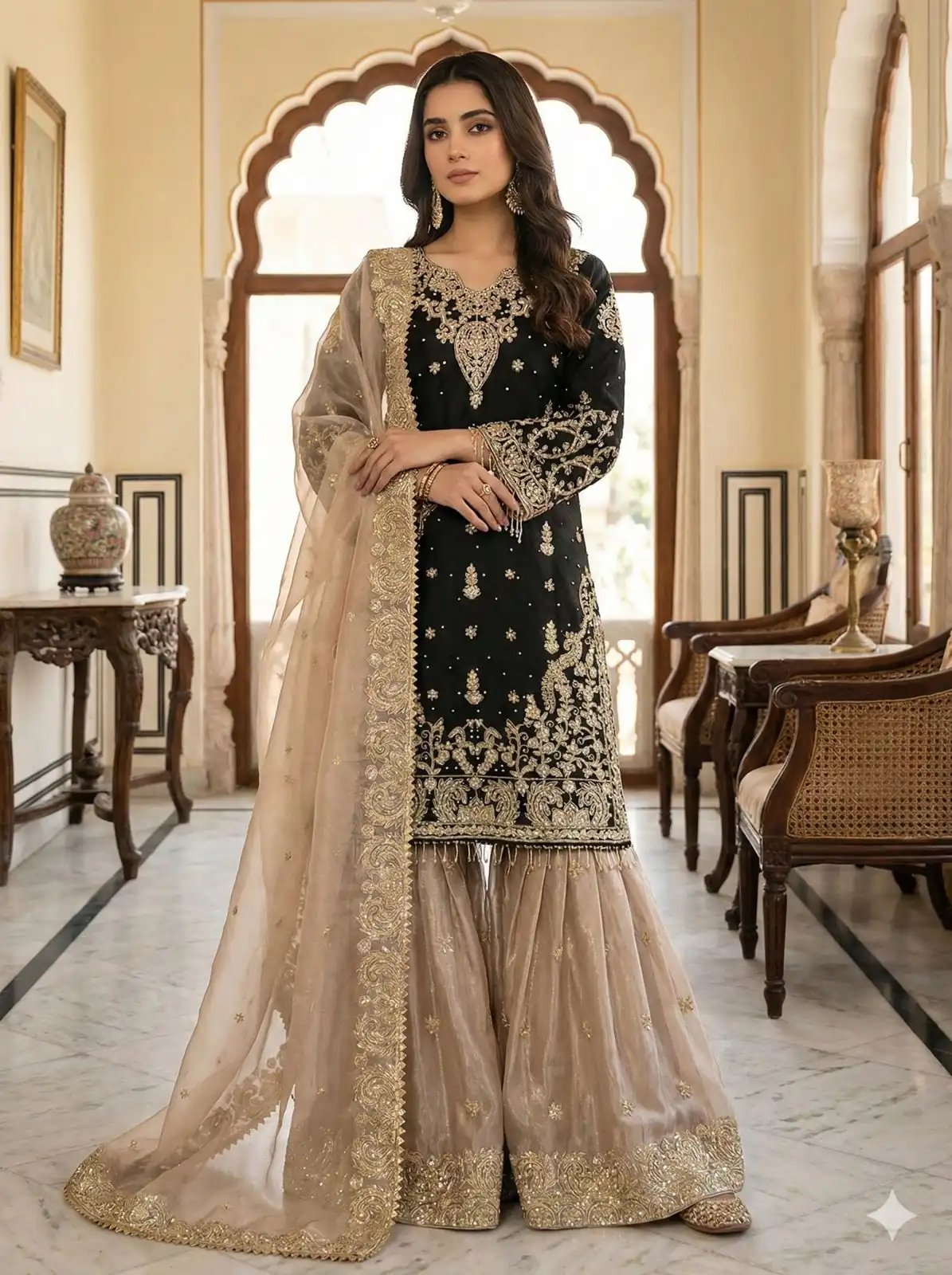 SR 1702 Black in Zimmy Choo Silk Lace Work & Embroidery Work Salwar Suit . Affordable Price ₹1949. Delivery 4-6 Working Days. Shop now. | Jump Suits, Tops & Bottoms, Track Suits, Salwar suit, Casual Suits, Creative suits, Designer Suits, Palazzo Suits, Party Wear Suits, Patiala Suits, Straight Suits, Trendy Wear