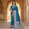 MB 39 Blue Color Banarasi Saree with Zari Work & Lace Work. Introductory Price ₹1899. Delivery 4-6 Working Days. Shop now. | Designer Sarees, Sarees, Bollywood Sarees, Creative Sarees, Embroidered Sarees, Ethnic Saree, Modern Digital sarees, Party Wear Sarees
