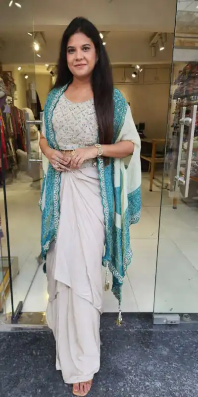 BB 53 Blue Crap Silk Dhoti Suit. Perfect for Wedding, Party, Anniversary, Holi, Temple Visit â Available at âš2599 only. Delivery 4-6 Working Days. | Jump Suits, Salwar suit, Casual Suits, Creative suits, Designer Suits, Palazzo Suits, Party Wear Suits, Patiala Suits, Straight Suits