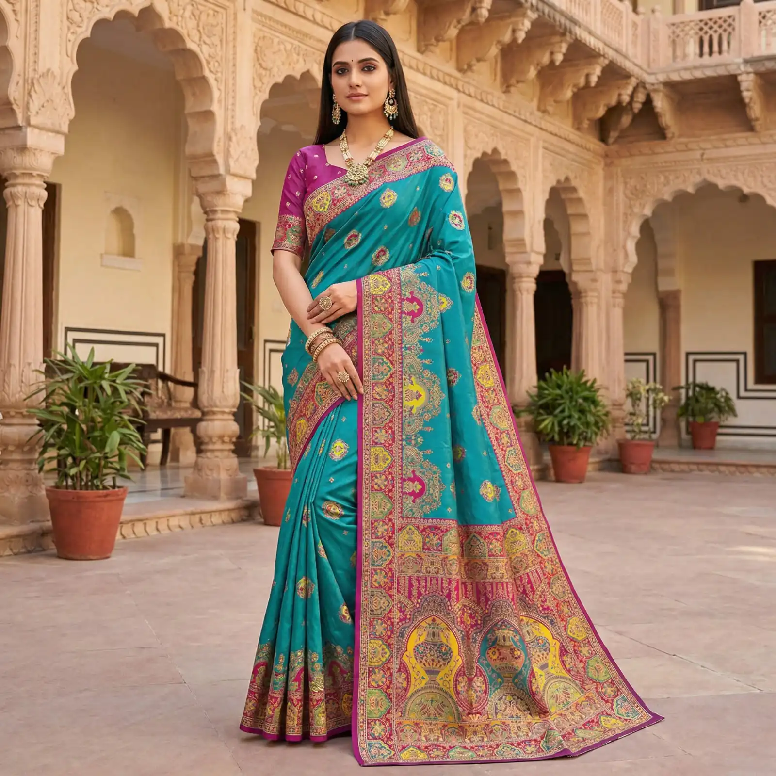MB 56 Blue Paithani Silk Saree with Lace Border & Lace Work. Affordable Price ₹2399. Delivery 4-6 Working Days. Shop now. | Designer Sarees, Sarees, Bollywood Sarees, Creative Sarees, Embroidered Sarees, Ethnic Saree, Modern Digital sarees, Party Wear Sarees