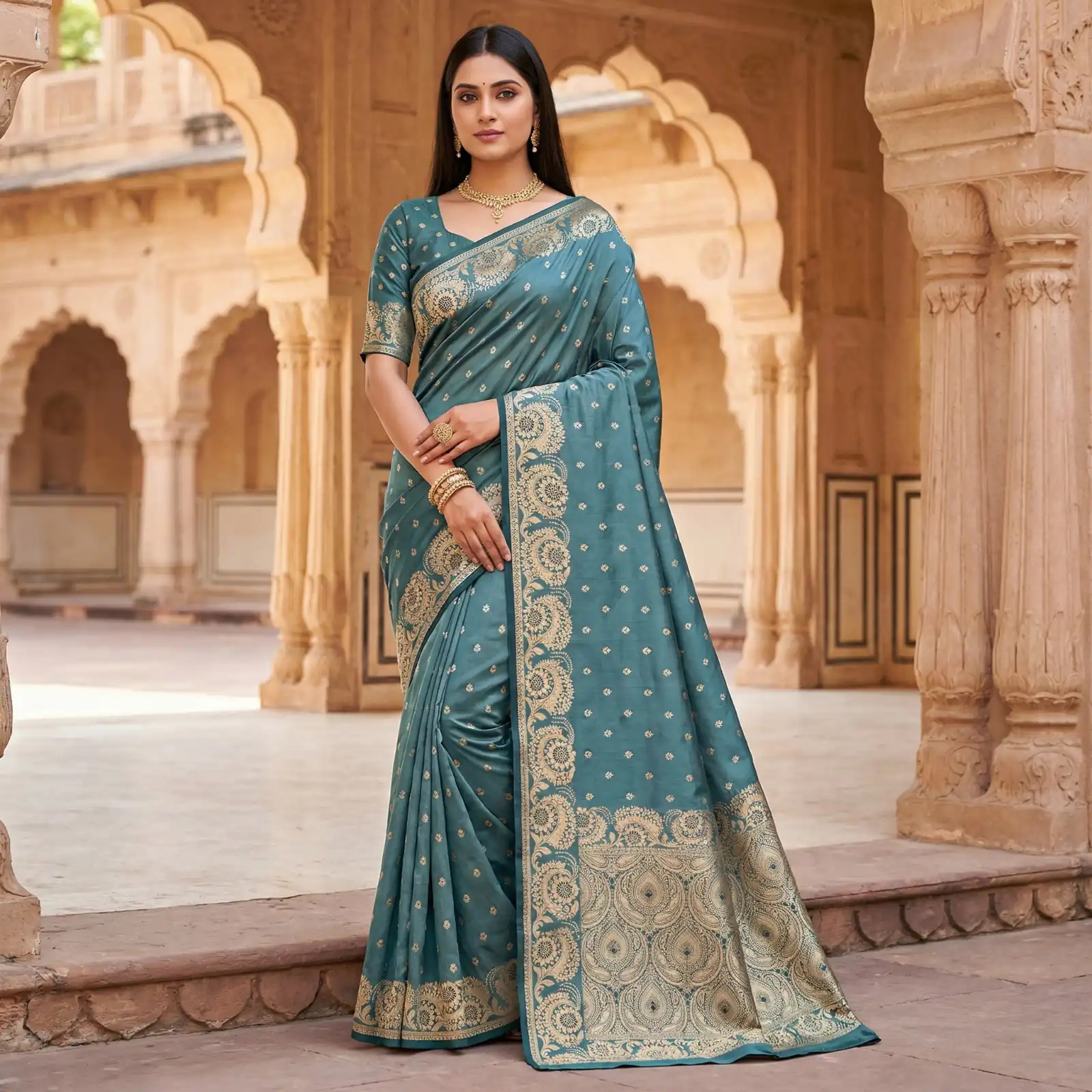 MB 8 Blue in Blue Color Satin Silk Zari Work & Lace Work Saree . Available at ₹2149 only. Delivery 4-6 Working Days. Shop now. | Designer Sarees, Sarees, Bollywood Sarees, Creative Sarees, Embroidered Sarees, Ethnic Saree, Modern Digital sarees, Party Wear Sarees