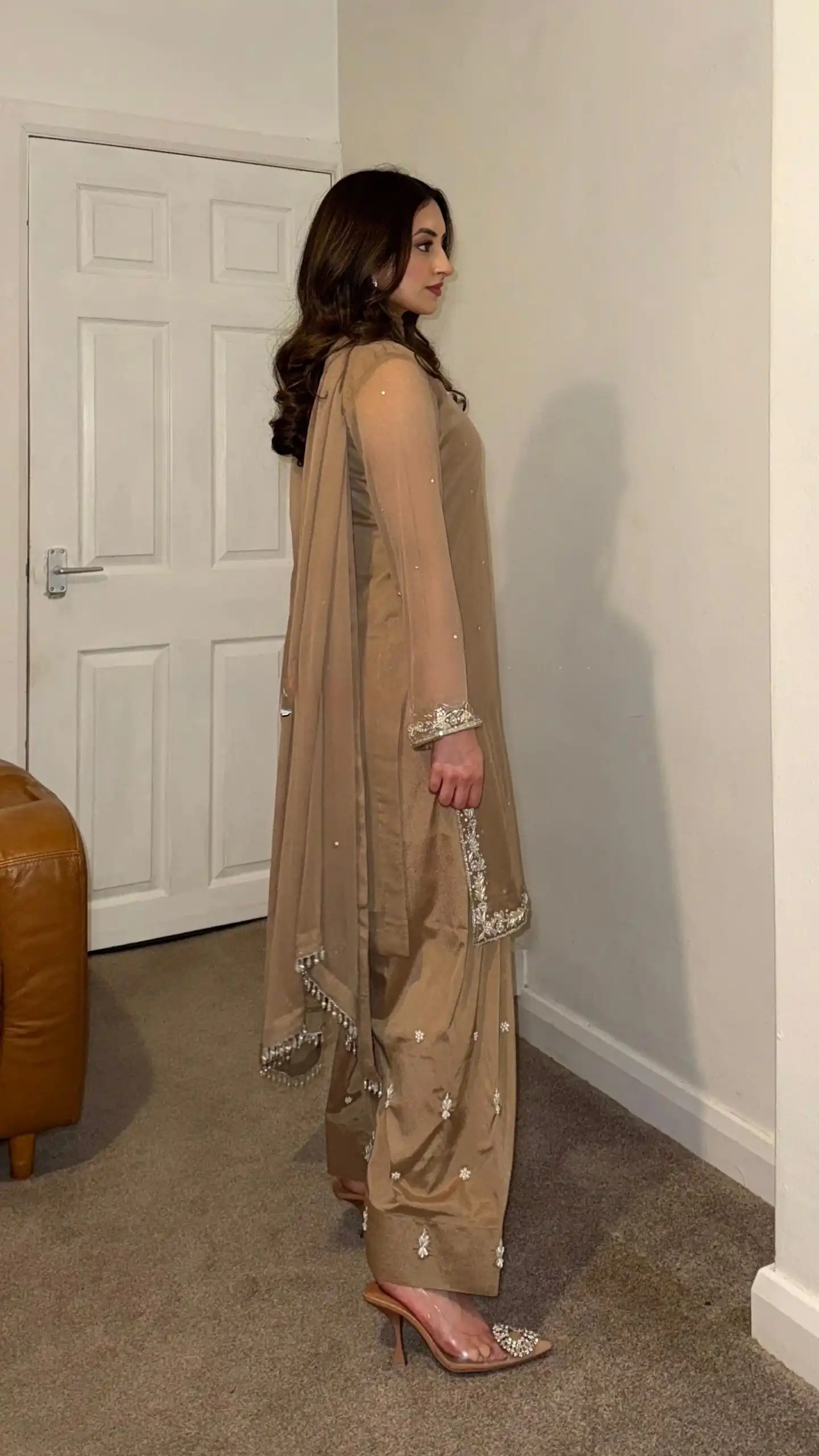 SRK 5263 Brown Color Fox Georgette Salwar Suit with Embroidery Work. Online Now at just ₹1749. Delivery 4-6 Working Days. Shop now. | Jump Suits, Salwar suit, Casual Suits, Creative suits, Designer Suits, Palazzo Suits, Party Wear Suits, Patiala Suits, Straight Suits