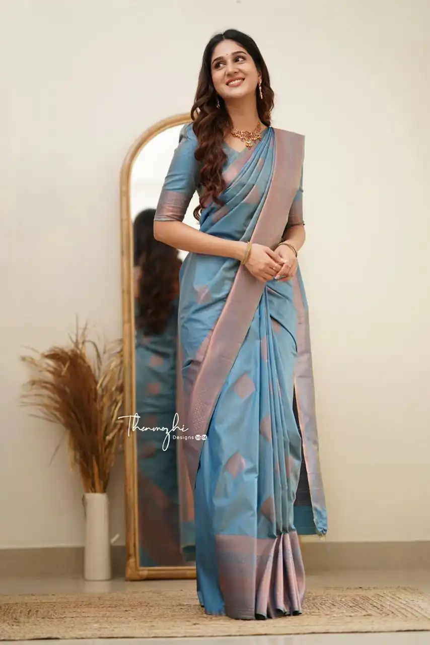 KP 6015 Blue Soft Lichi Silk Saree with Lace Border & Lace Work. Special Price ₹1349. Delivery 4-6 Working Days. Shop now. | Designer Sarees, Sarees, Bollywood Sarees, Creative Sarees, Embroidered Sarees, Ethnic Saree, Modern Digital sarees, Party Wear Sarees