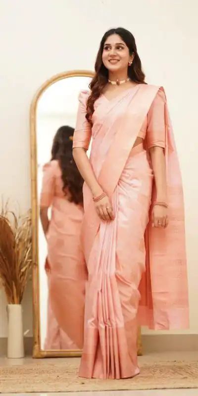 KP 6015 Light Pink Soft Lichi Silk Saree with Lace Border & Lace Work. Special Price ₹1349. Delivery 4-6 Working Days. Shop now. | Designer Sarees, Sarees, Bollywood Sarees, Creative Sarees, Embroidered Sarees, Ethnic Saree, Modern Digital sarees, Party Wear Sarees