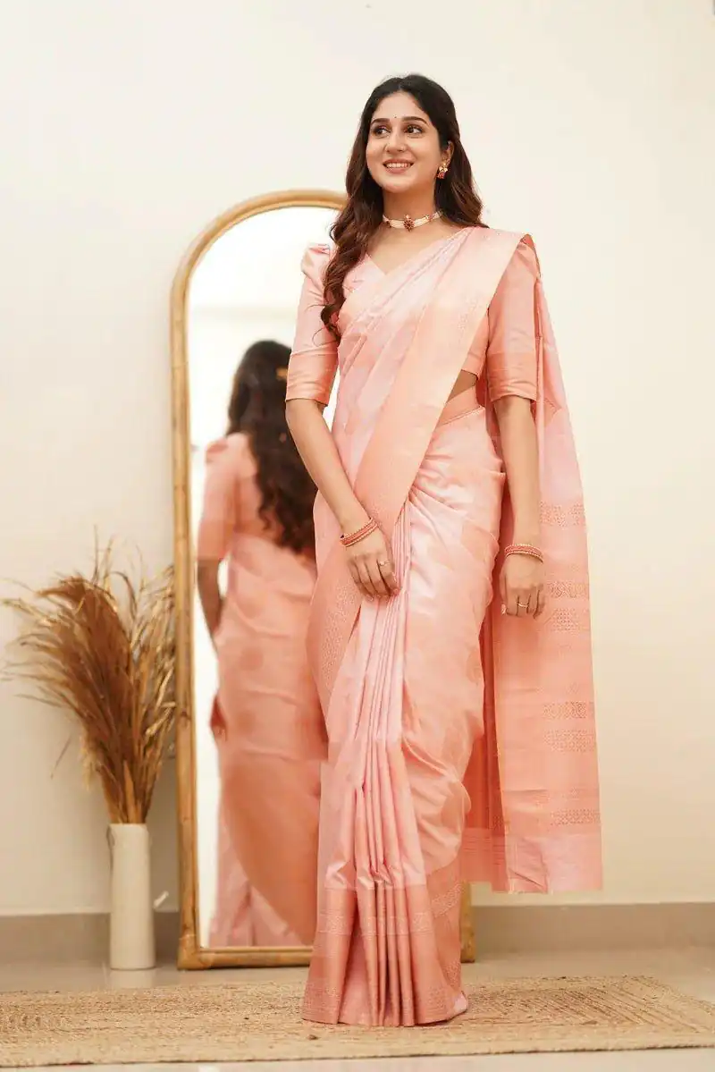 KP 6015 Light Pink Soft Lichi Silk Saree with Lace Border & Lace Work. Special Price ₹1349. Delivery 4-6 Working Days. Shop now. | Designer Sarees, Sarees, Bollywood Sarees, Creative Sarees, Embroidered Sarees, Ethnic Saree, Modern Digital sarees, Party Wear Sarees