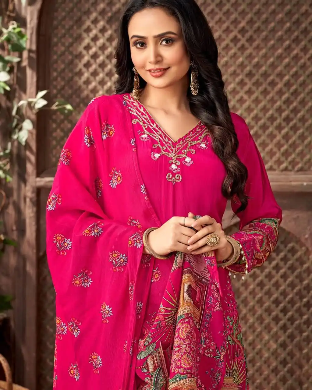 ST 217 Pink Georgette Salwar Suit Perfect for Wedding, Party, Lohri, Pooja, Cultural Events – . Get it for ₹1999. Delivery 4-6 Working Days. Shop n | Jump Suits, Salwar suit, Casual Suits, Creative suits, Designer Suits, Palazzo Suits, Party Wear Suits, Patiala Suits, Straight Suits