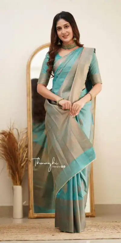 KP 6015 Sky Blue Soft Lichi Silk Saree with Lace Border & Lace Work. Special Price ₹1349. Delivery 4-6 Working Days. Shop now. | Designer Sarees, Sarees, Bollywood Sarees, Creative Sarees, Embroidered Sarees, Ethnic Saree, Modern Digital sarees, Party Wear Sarees