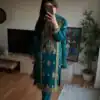 MD 3042 Teal Chinon Silk Salwar Suit with Embroidery Work & Lace Work. Affordable Price ₹2049. Delivery 4-6 Working Days. Shop now. | Jump Suits, Salwar suit, Casual Suits, Creative suits, Designer Suits, Palazzo Suits, Party Wear Suits, Patiala Suits, Straight Suits