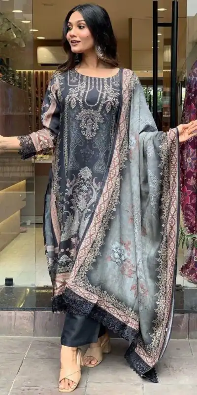 DC G23 Black in Maslin Digital Print Salwar Suit . Wedding, Party, Festive, Events, Introductory Price ₹1749. Delivery 4-6 Working Days. Shop now. | Jump Suits, Salwar suit, Casual Suits, Creative suits, Designer Suits, Palazzo Suits, Party Wear Suits, Patiala Suits, Straight Suits