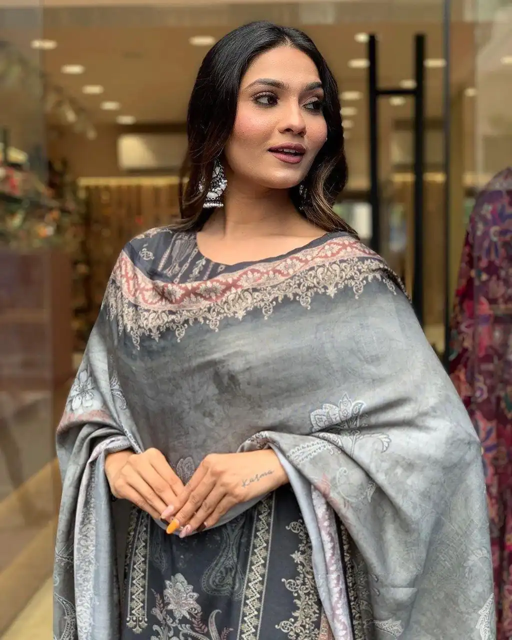 DC G23 Black in Maslin Digital Print Salwar Suit . Wedding, Party, Festive, Events, Introductory Price ₹1749. Delivery 4-6 Working Days. Shop now. | Jump Suits, Salwar suit, Casual Suits, Creative suits, Designer Suits, Palazzo Suits, Party Wear Suits, Patiala Suits, Straight Suits