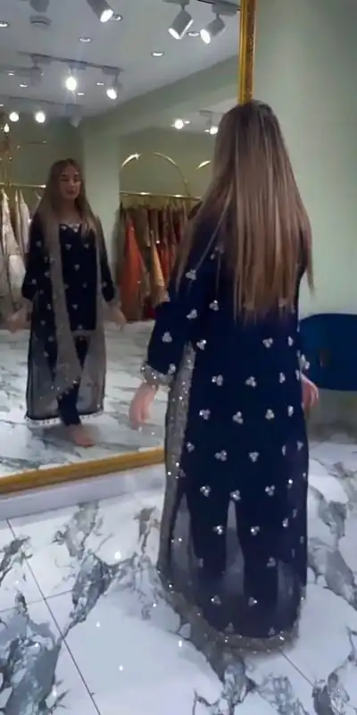 ST 1151 Navy Blue Color Dual Tone Star Georgette Salwar Suit with Embroidery Work. Affordable Price ₹2049. Delivery 4-6 Working Days. Shop now. | Jump Suits, Salwar suit, Casual Suits, Creative suits, Designer Suits, Palazzo Suits, Party Wear Suits, Patiala Suits, Straight Suits