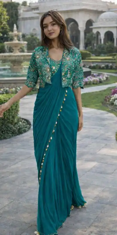 BB 59 Firozi Crep Silk Saree. Perfect for Wedding, Party, Pongal, Reception, Housewarming – Introductory Price ₹2399. Delivery 4-6 Working | Designer Sarees, Sarees, Bollywood Sarees, Creative Sarees, Embroidered Sarees, Ethnic Saree, Modern Digital sarees, Party Wear Sarees