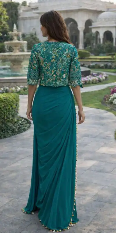 BB 59 Firozi Crep Silk Saree. Perfect for Wedding, Party, Pongal, Reception, Housewarming – Introductory Price ₹2399. Delivery 4-6 Working | Designer Sarees, Sarees, Bollywood Sarees, Creative Sarees, Embroidered Sarees, Ethnic Saree, Modern Digital sarees, Party Wear Sarees